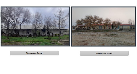 Aran qəsəbə 2 saylı körpələr evi-uşaq bağçası əsaslı təmir edilmişdir