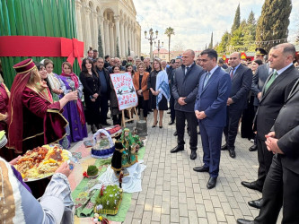 Yevlaxda Novruz bayramı və İlaxır çərşənbə təntənəli şəkildə qeyd olunub