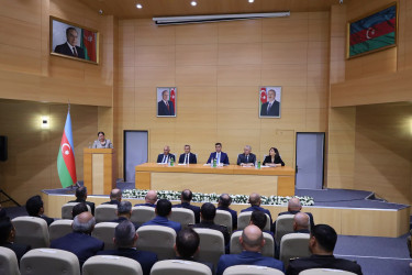 Yevlaxda Prezident İlham Əliyevin YAP-ın VIII Qurultayındakı proqram xarakterli nitqindən irəli gələn məsələlərlə bağlı müşavirə keçirilib