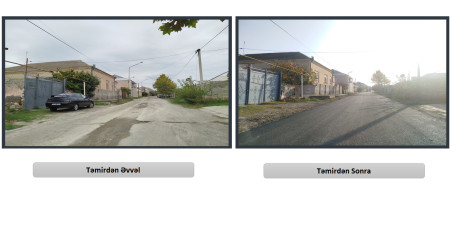 Yevlax şəhərində küçələrin asfaltlanması işləri davam etdirilir