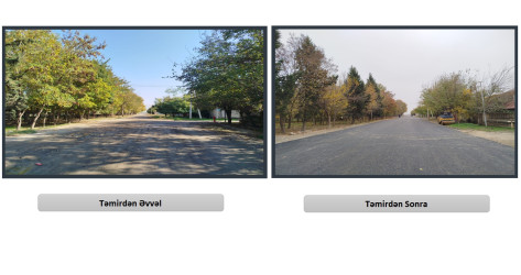 Çənlibel yaşayış massivində növbəti küçəyə yeni asfalt örtüyü salınmışdır