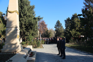 Yevlaxda 8 Noyabr - Zəfər Gününə həsr olunmuş tədbir keçirilmişdir