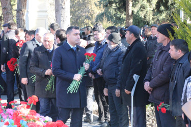 Yevlaxda 20 Yanvar faciəsinin 35-ci ildönümü ilə bağlı anım tədbiri keçirilib