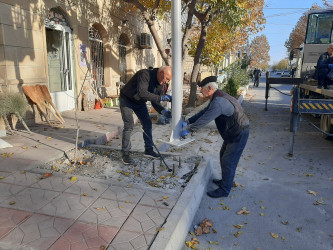 Növbəti küçədə yeni işıqlandırma sistemi quraşdırılır