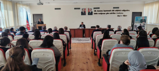 Yevlaxda valideynlər üçün maarifləndirici tədbir keçirilib