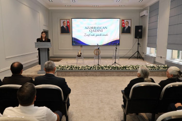 Yevlaxda “Azərbaycan qadını-Zərif ruh, güclü iradə” adlı tədbir keçirilib