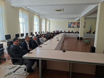 Yevlaxda Dövlət İmtahan Mərkəzi tərəfindən təlimlər keçirilib