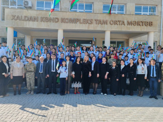 Yevlaxda 9 Noyabr-Azərbaycan Dövlət Bayrağı Günü münasibətilə tədbir keçirilmişdir