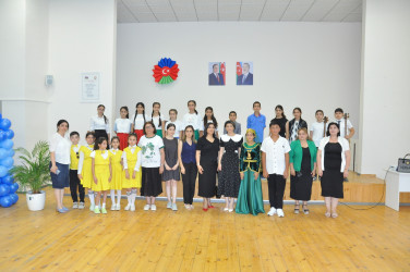Yevlaxda 1 Avqust - Azərbaycan Əlifbası və Azərbaycan Dili Günü münasibətilə tədbir keçirilmişdir