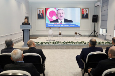 Yevlaxda “İnam, inkişaf və Zəfər yolu” adlı tədbir keçirilib