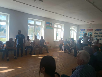 Aşağı Bucaq və Havarlı bələdiyyələrinin inzibati ərazilərinə aid kəndlərdə fermerlərlə maarifləndirici görüşlər keçirilib