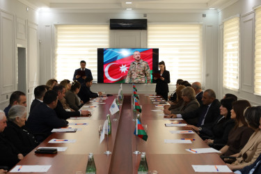 Yevlaxda “Xalqın seçimi-dövlətin gücü” mövzusunda tədbir keçirilmişdir