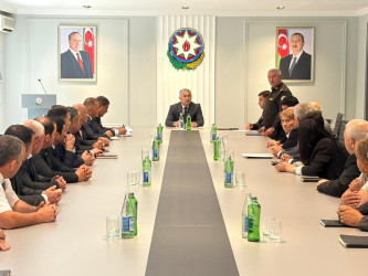 Yevlaxda dənli və texniki bitkilərin yığılması mövsümündə yanğın təhlükəsizliyinin təmin edilməsi ilə bağlı iclas keçirilib