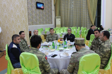 Yevlax Şəhər İcra Hakimiyyəti tərəfindən iftar süfrəsi təşkil edilib