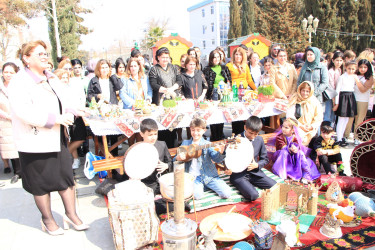 Yevlaxda Novruz bayramı münasibətilə keçirilən bayram tədbirləri davam etdirilib