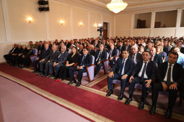 Sentyabrın 8-də Yeni Azərbaycan Partiyası (YAP) Yevlax rayon təşkilatının XI konfransı keçirilib