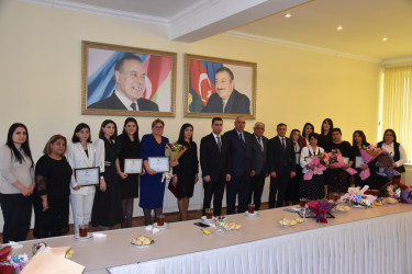 Yevlaxda “8 Mart-Beynəlxalq Qadınlar Günü” münasibətilə tədbir keçirilib