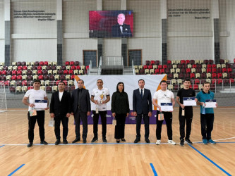 Ulu Öndər Heydər Əliyevin anadan olmasının 103-cü ildönümünə həsr olunmuş mini futbol üzrə rayon turniri sona çatıb