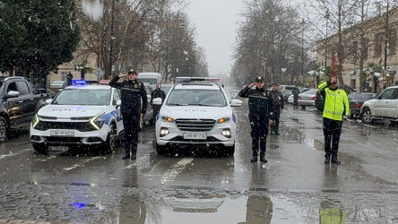 Yevlaxda 20 Yanvar şəhidlərinin xatirəsi bir dəqiqəlik sükutla anıldı