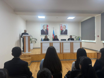 Yevlaxda “Narkomaniya ilə mübarizə, erkən nikah və onun fəsadları, dini ekstremizm və radikalizm” mövzusunda maarifləndirici tədbir keçirilib
