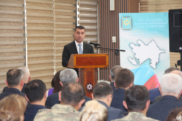 Yevlaxda 20 Sentyabr-Suverenlik Günü münasibətilə tədbir keçirilib