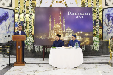 Yevlaxda iftar süfrəsi təşkil olunub