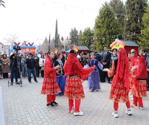 Yevlaxda Novruz bayramı və İlaxır çərşənbə təntənəli şəkildə qeyd olunub