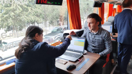 "ASAN xidmət” in müasir texnoloji avadanlıqla təchiz edilmiş xüsusi avtobusu 1 ay ərzində Yevlax rayon sakinlərinə səyyar xidmət göstərəcək
