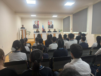 Yevlaxda “Narkomaniya ilə mübarizə, erkən nikah və onun fəsadları, dini ekstremizm və radikalizm” mövzusunda maarifləndirici tədbir keçirilib