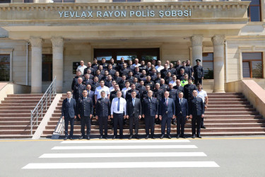 Yevlaxda 2 İyul-Azərbaycan Polisi Günü münasibətilə tədbir keçirilib