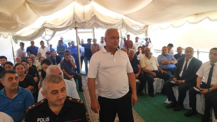 Yevlax rayonunun Kolanı kəndində növbəti səyyar qəbul keçirilib