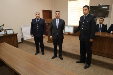 Yevlaxda 2 İyul-Azərbaycan Polisi Günü münasibətilə tədbir keçirilib