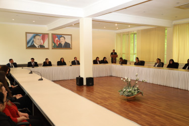 Yevlaxda “Dilimiz – Milli Kimliyimizdir!” adlı tədbir keçirilib