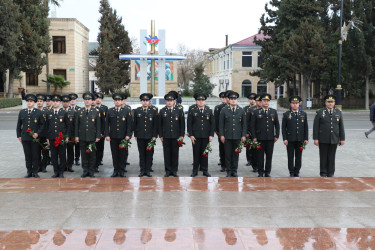 Yevlaxda Strateji Obyektlərin Mühafizəsi Dövlət Agentliyi əməkdaşlarının peşə bayramı günü münasibətilə tədbir keçirildi