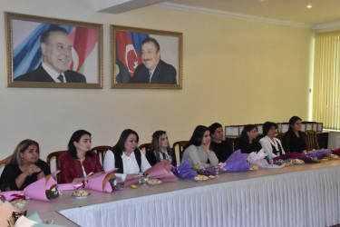 Yevlaxda “8 Mart-Beynəlxalq Qadınlar Günü” münasibətilə tədbir keçirilib