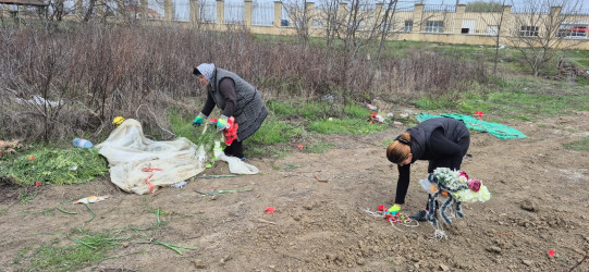 Yevlax rayon ərazisindəki qəbiristanlıqlarda iməciliklər təşkil edilib