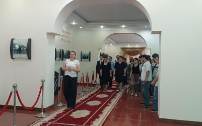 Rayon gənclərinin Yevlax Şəhər Heydər Əliyev Mərkəzinə və Tarix Diyarşünaslıq Muzeyinə ekskursiyası təşkil edilib