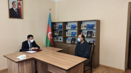 İcra başçısı sakinləri qəbul etdi