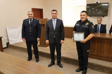 Yevlaxda 2 İyul-Azərbaycan Polisi Günü münasibətilə tədbir keçirilib