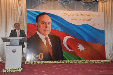 Yevlaxda “Heydər Əliyev İli” ilə əlaqədar növbəti tədbir keçirilib