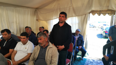 Yevlax Şəhər İcra Hakimiyyətinin Başçısı rayonun Nurallar kəndində səyyar vətəndaş qəbulu keçirib