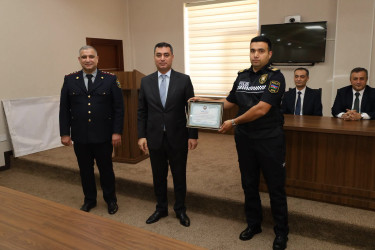 Yevlaxda 2 İyul-Azərbaycan Polisi Günü münasibətilə tədbir keçirilib