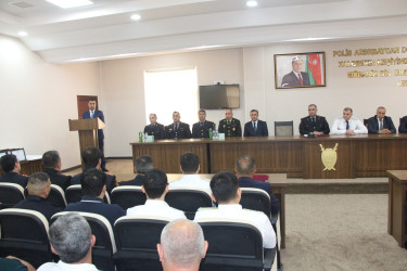 Yevlaxda 2 İyul-Azərbaycan Polisi gününə həsr edilmiş tədbir keçirilmişdir