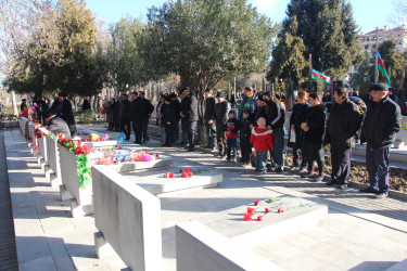 Yevlaxda 20 Yanvar faciəsinin 35-ci ildönümü ilə bağlı anım tədbiri keçirilib