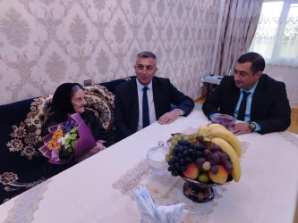 Yevlaxda 1 Oktyabr-Beynəlxalq Ahıllar Günü münasibətilə yaşlı insanlar ziyarət olunub