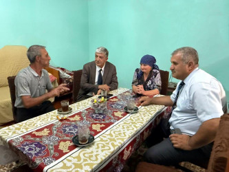 Yevlaxda 27 Sentyabr-Anım Günü ilə əlaqədar şəhid ailələri ziyarət olunub