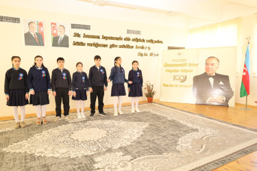 Yevlaxda “Ulu Öndər Heydər Əliyev və Azərbaycan təhsili” adlı tədbir keçirilib