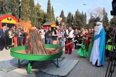 Yevlaxda Novruz bayramı və İlaxır çərşənbə təntənəli şəkildə qeyd olunub