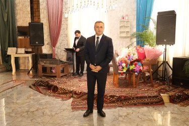 Yevlaxda 5 oktyabr-Beynəlxalq Müəllimlər Günü münasibətilə tədbir keçirilib