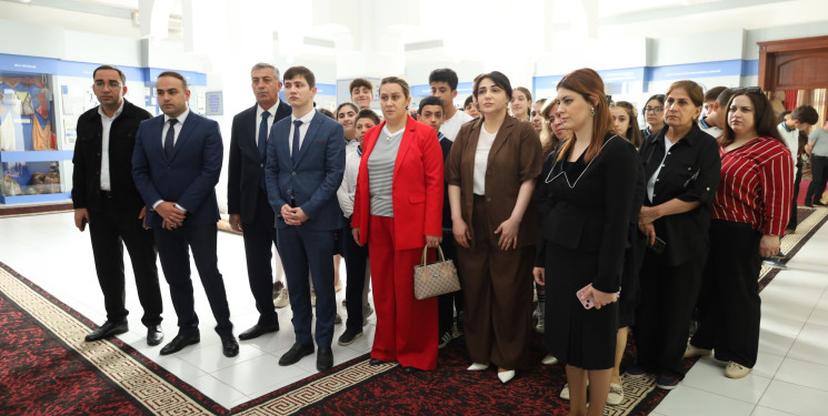 18 may-Beynəlxalq Muzeylər Günü münasibətilə Yevlax Tarix Diyarşünaslıq Muzeyinə ekskursiya təşkil olunub